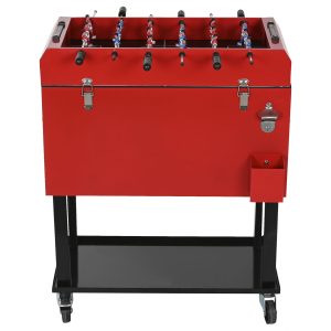 NEVERA FUTBOLÍN METAL  ROJO